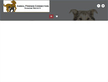 Tablet Screenshot of animalfriendsconnect.org